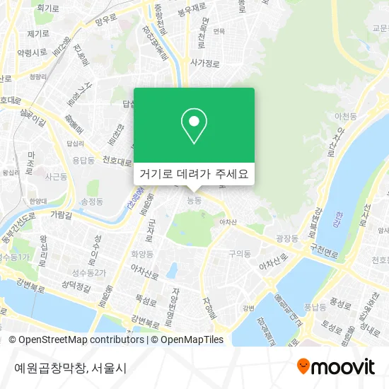 예원곱창막창 지도