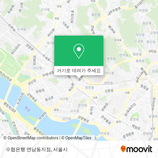 수협은행 연남동지점 지도
