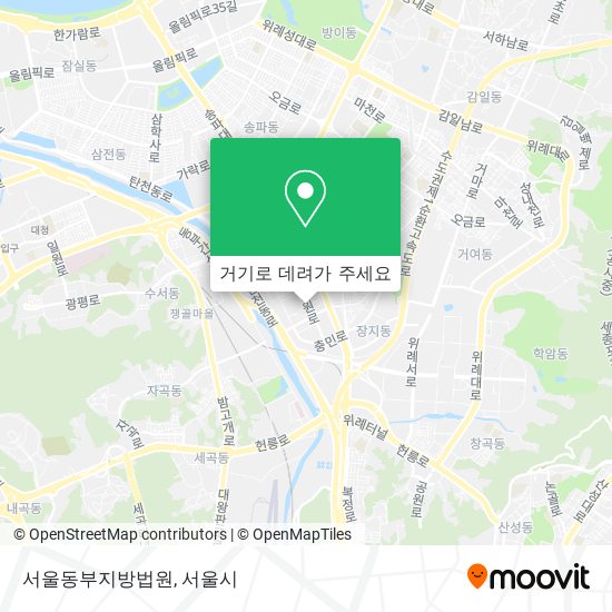 서울동부지방법원 지도