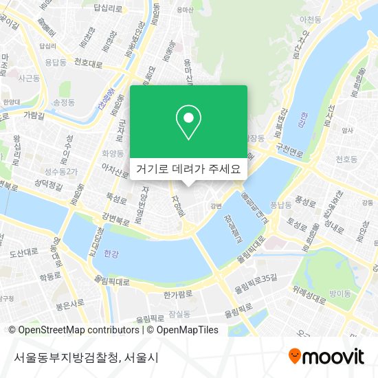 서울동부지방검찰청 지도