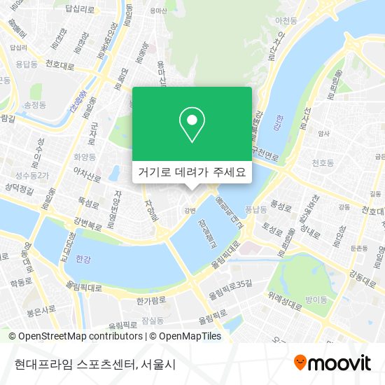 현대프라임 스포츠센터 지도