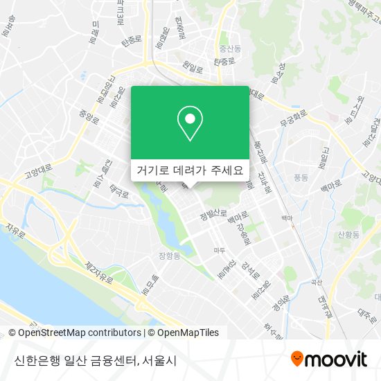 신한은행 일산 금융센터 지도
