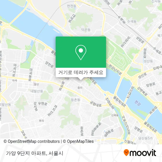 가양 9단지 아파트 지도