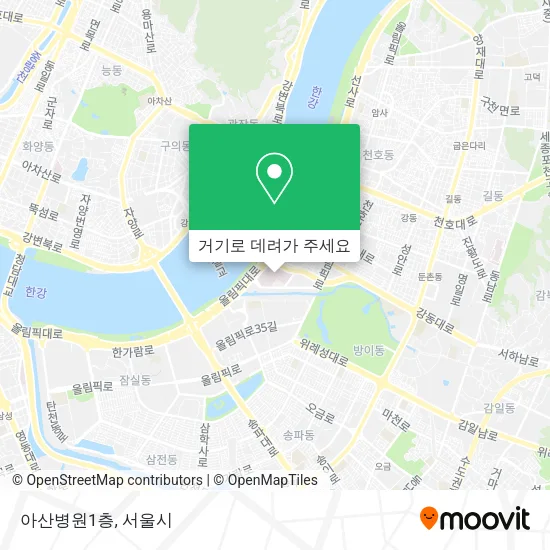 아산병원1층 지도