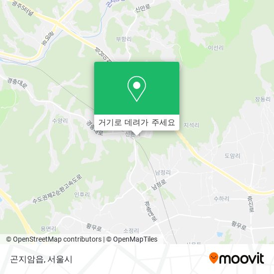 곤지암읍 지도