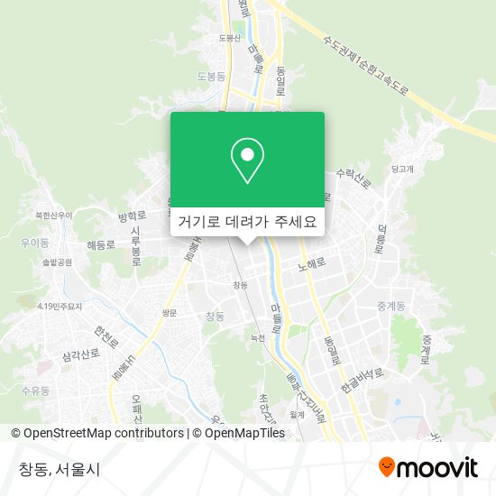 창동 지도