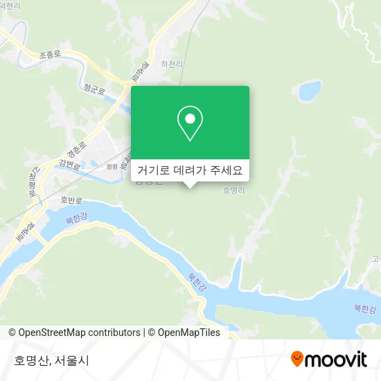 호명산 지도