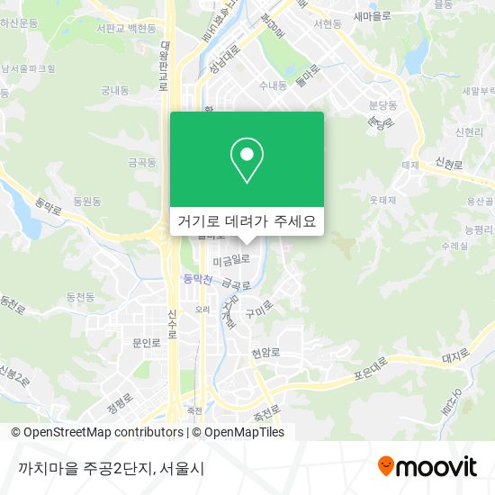 까치마을 주공2단지 지도