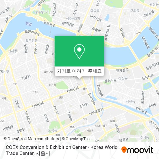 COEX Convention & Exhibition Center - Korea World Trade Center 지도