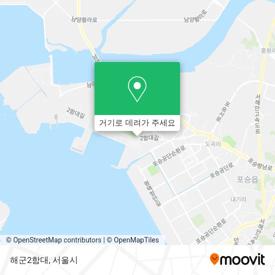 해군2함대 지도