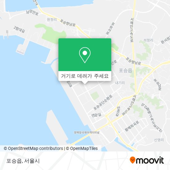 포승읍 지도