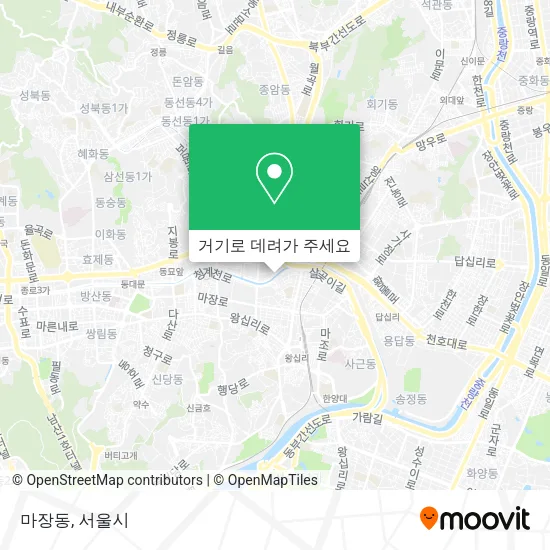 마장동 지도