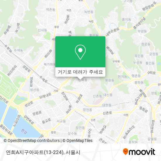 연희A지구아파트(13-224) 지도