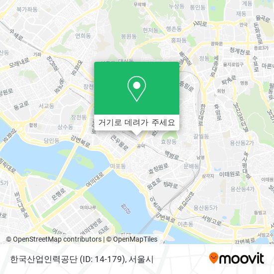 한국산업인력공단 (ID: 14-179) 지도