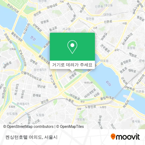 켄싱턴호텔 여의도 지도