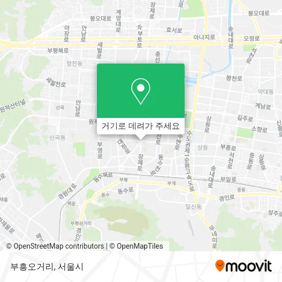 부흥오거리 지도