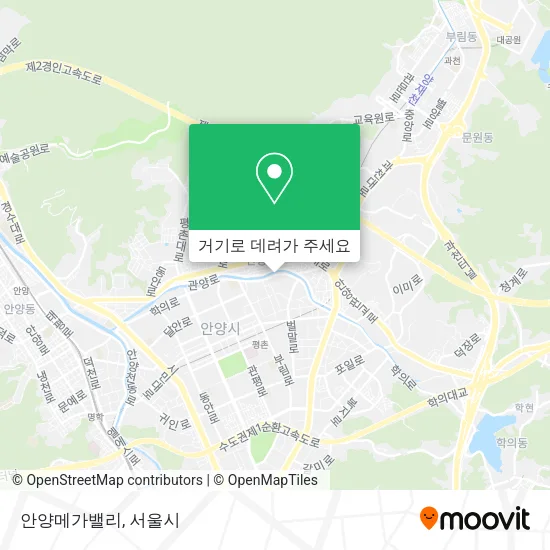 안양메가밸리 지도