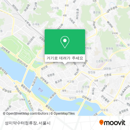 성미약수터정류장 지도