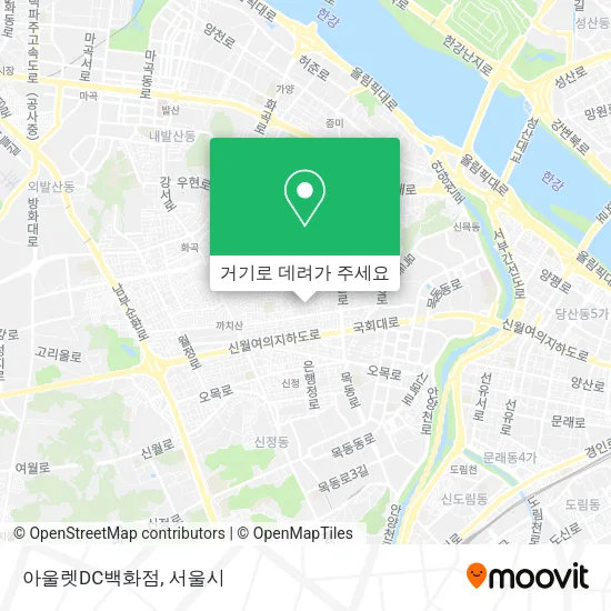 아울렛DC백화점 지도