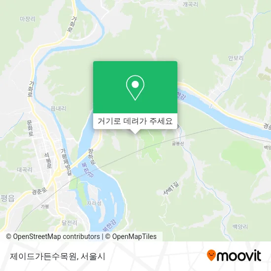 제이드가든수목원 지도