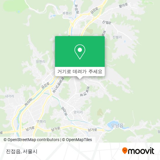 진접읍 지도