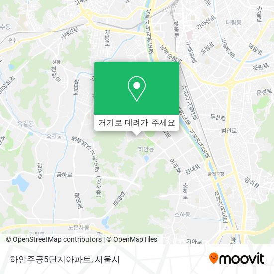 하안주공5단지아파트 지도