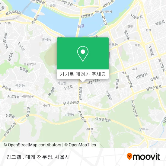 킹크랩 . 대게 전문점 지도