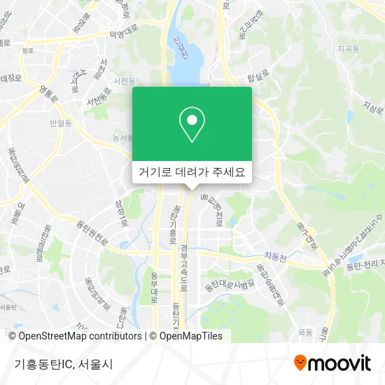 기흥동탄IC 지도