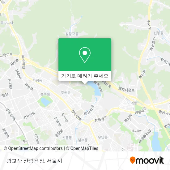 광교산 산림욕장 지도