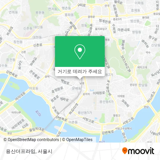 용산더프라임 지도