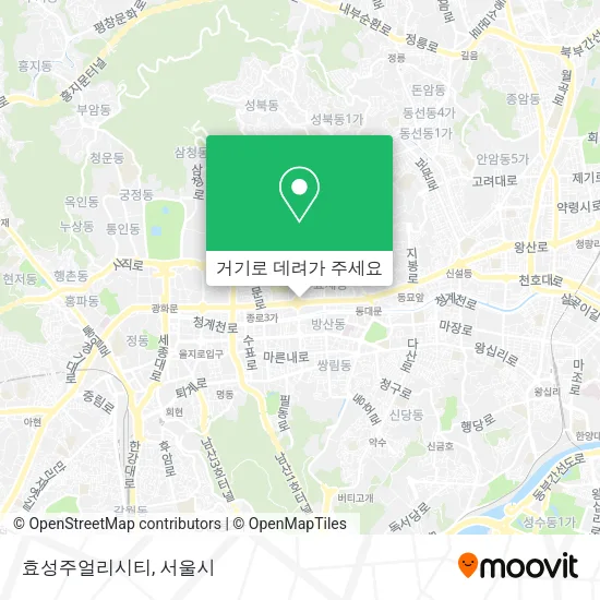 효성주얼리시티 지도