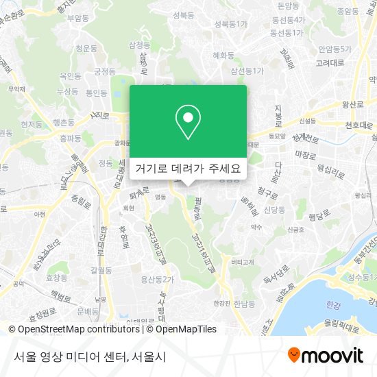 서울 영상 미디어 센터 지도