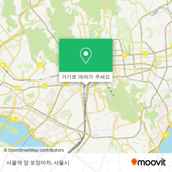 서울역 앞 포장마차 지도