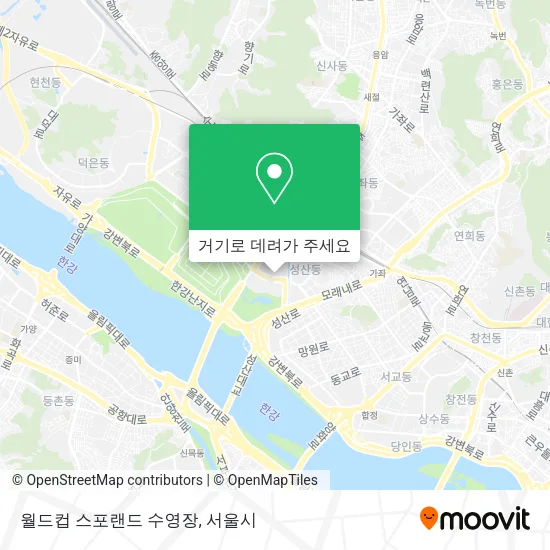 월드컵 스포랜드 수영장 지도