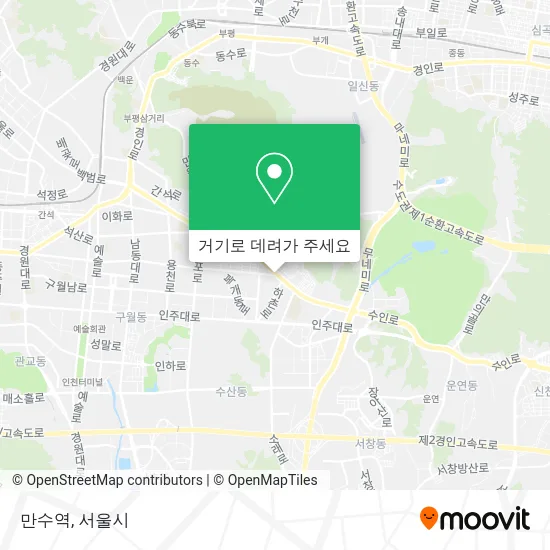 만수역 지도
