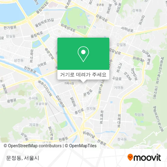 문정동 지도