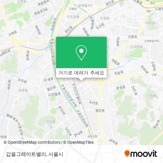 갑을그레이트밸리 지도