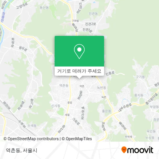 역촌동 지도