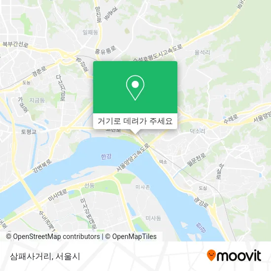 삼패사거리 지도