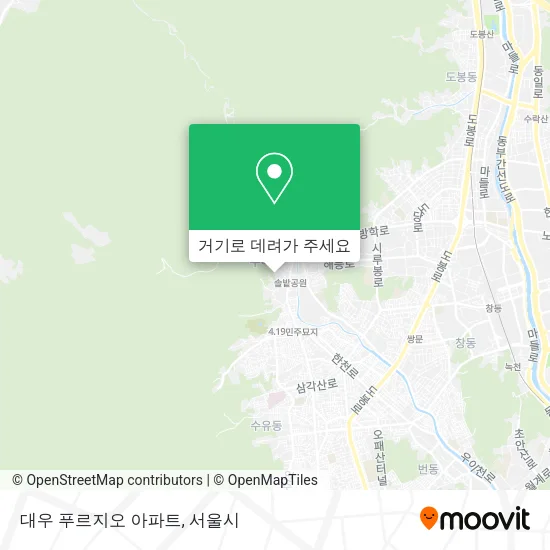 대우 푸르지오 아파트 지도