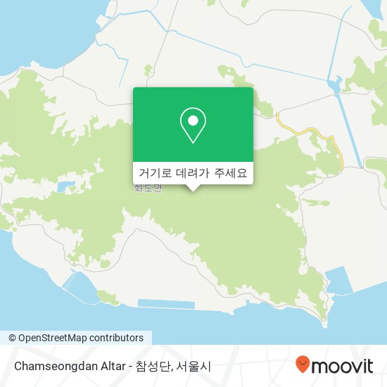 Chamseongdan Altar - 참성단 지도