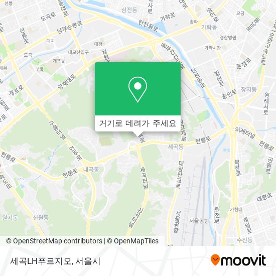 세곡LH푸르지오 지도