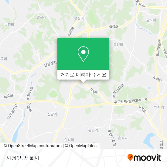 시청앞 지도
