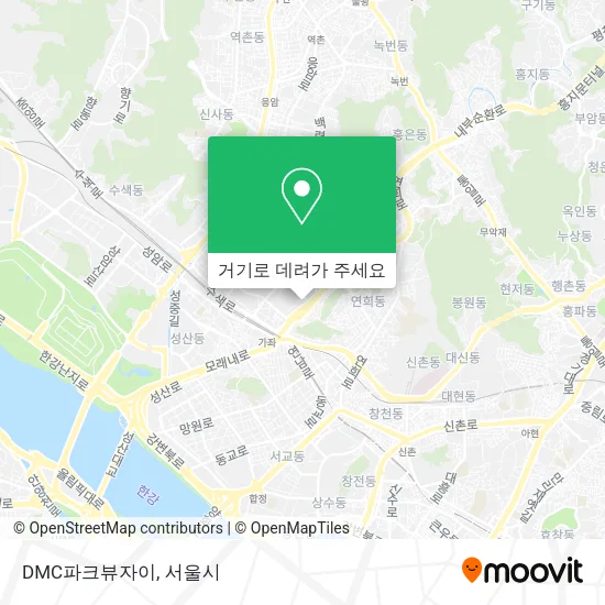 DMC파크뷰자이 지도