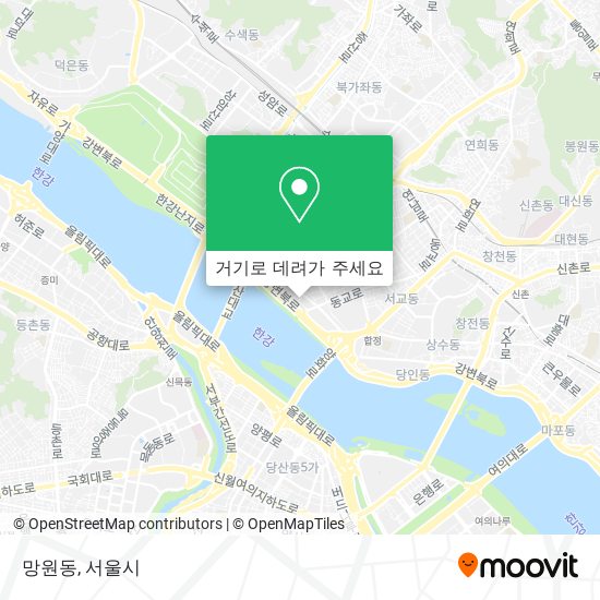 망원동 지도
