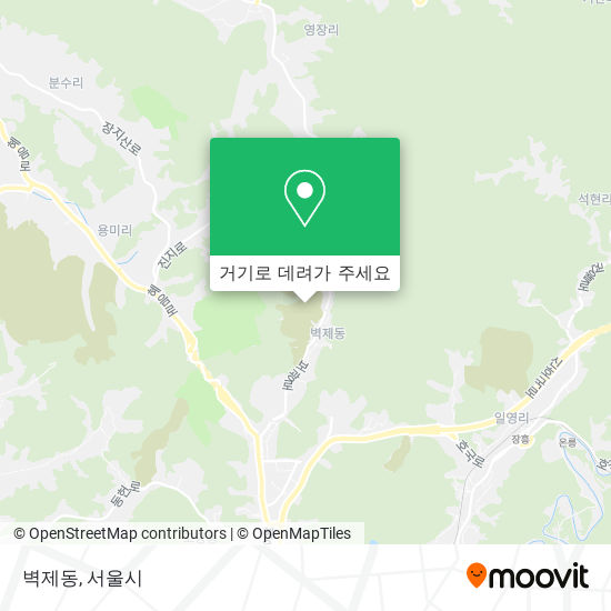 벽제동 지도