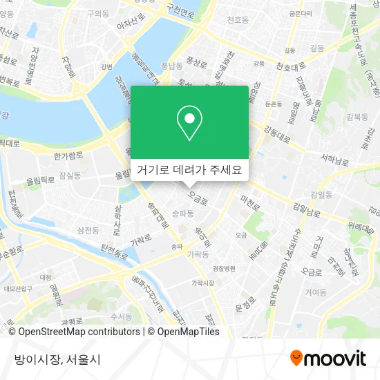 방이시장 지도