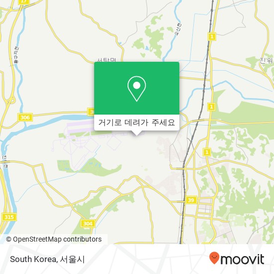 South Korea 지도