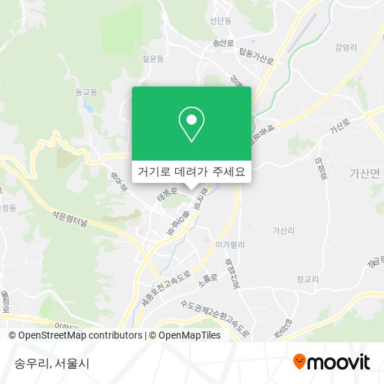 송우리 지도