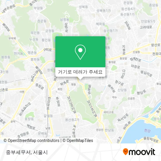 중부세무서 지도